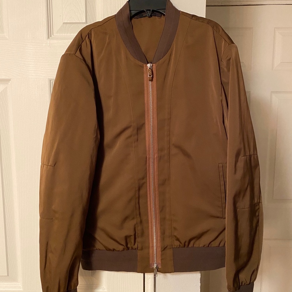 Ermenegildo Zegna silk bomber jacket
